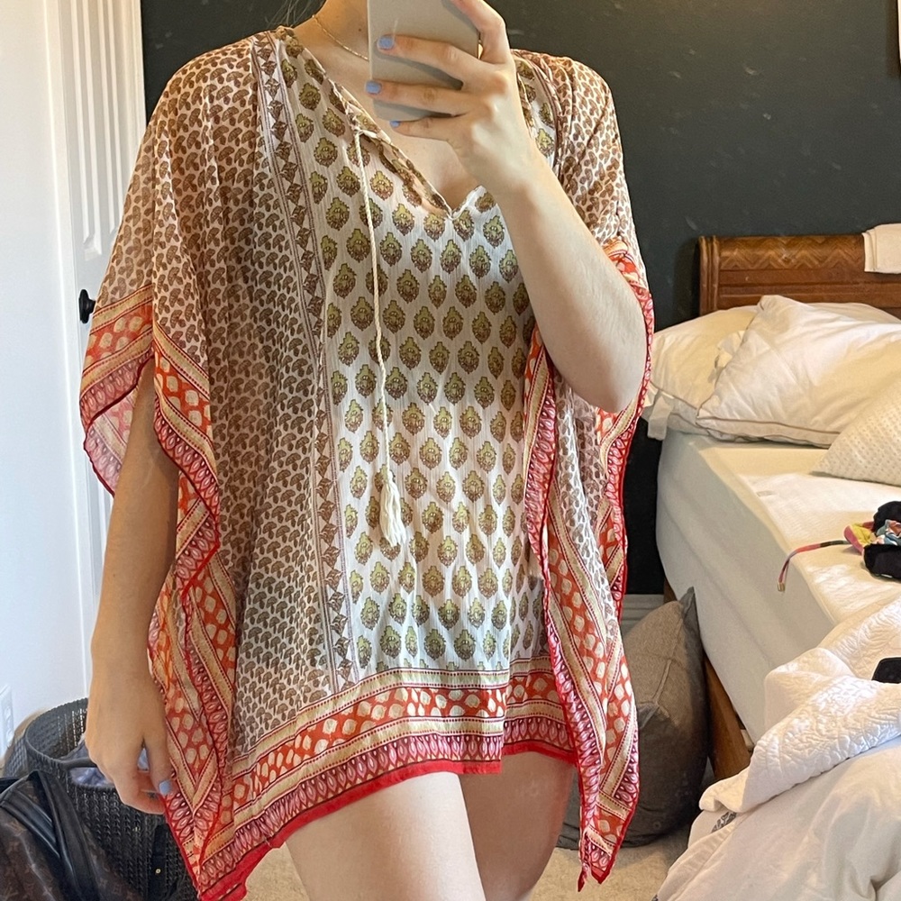 Cute patterned Bathing suit tunic cover up